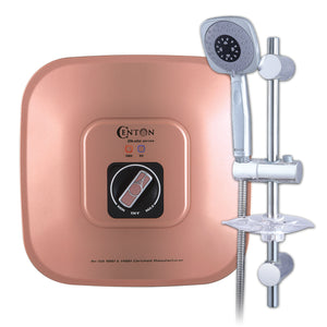 CENTON Okido Instant Shower Water Heater + Handset | Rose Gold Matte