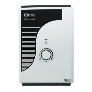 CENTON Slimax Instant Water Heater | Cosy Silver Black