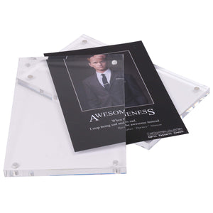 KOHI Frameless Acrylic Glass Photo Frame - 4R Horizontal